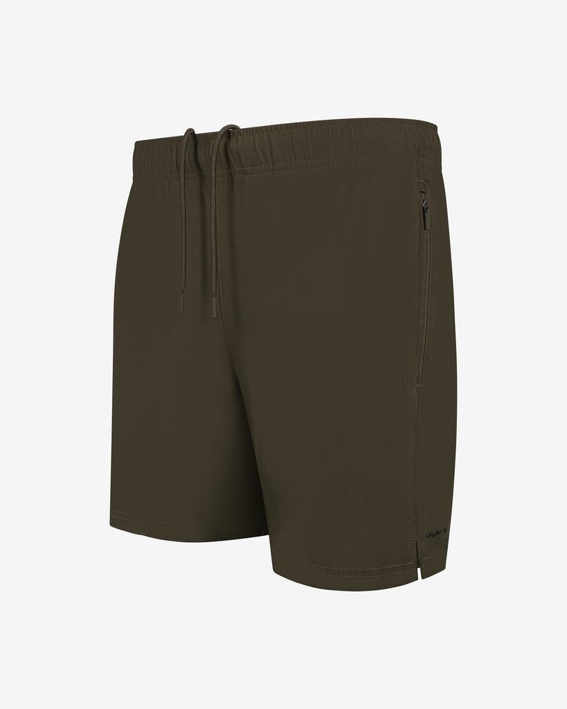 Men's Woven Stretch Alpha Running Shorts with Pockets – Layer 8
