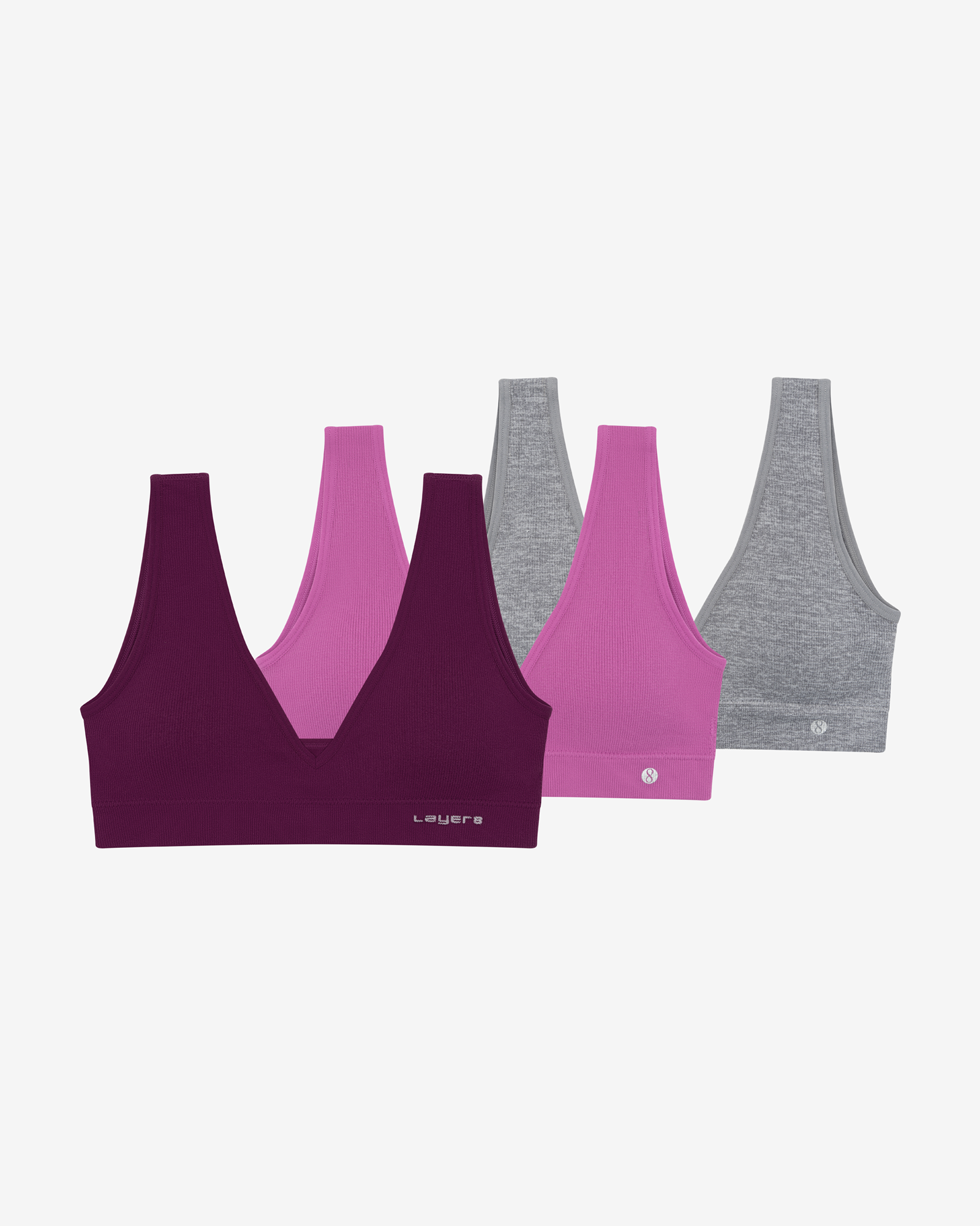 MIXZONES Women's Seamless Comfortable Sports Bra with Removable Pads 3 Pack  of Multi Colors (M 30C 32C 32D 34A) at  Women's Clothing store