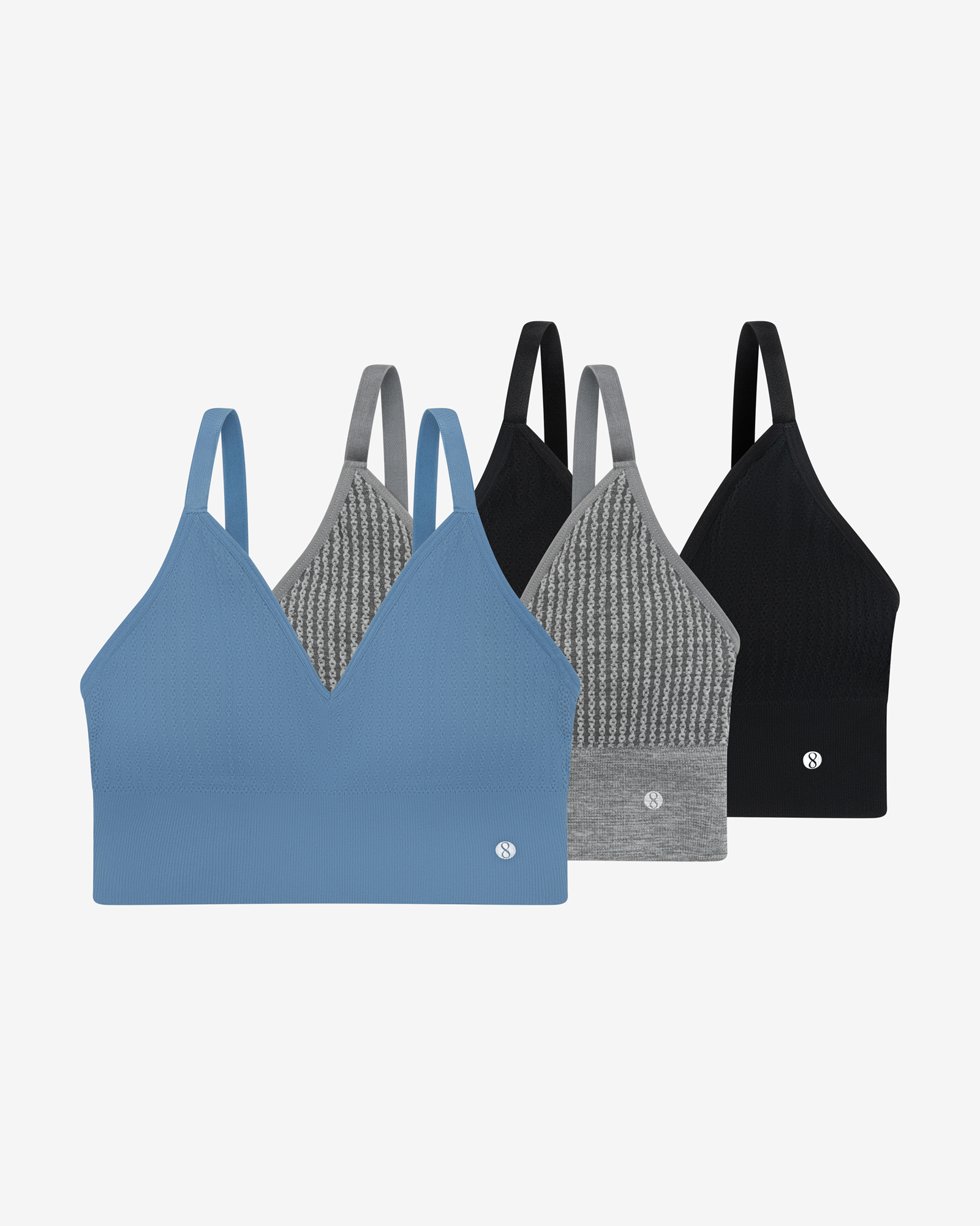 Layer 8 Performance 2-Pack Seamless Sports Bras  Seamless sports bra,  Clothes design, Sports bra