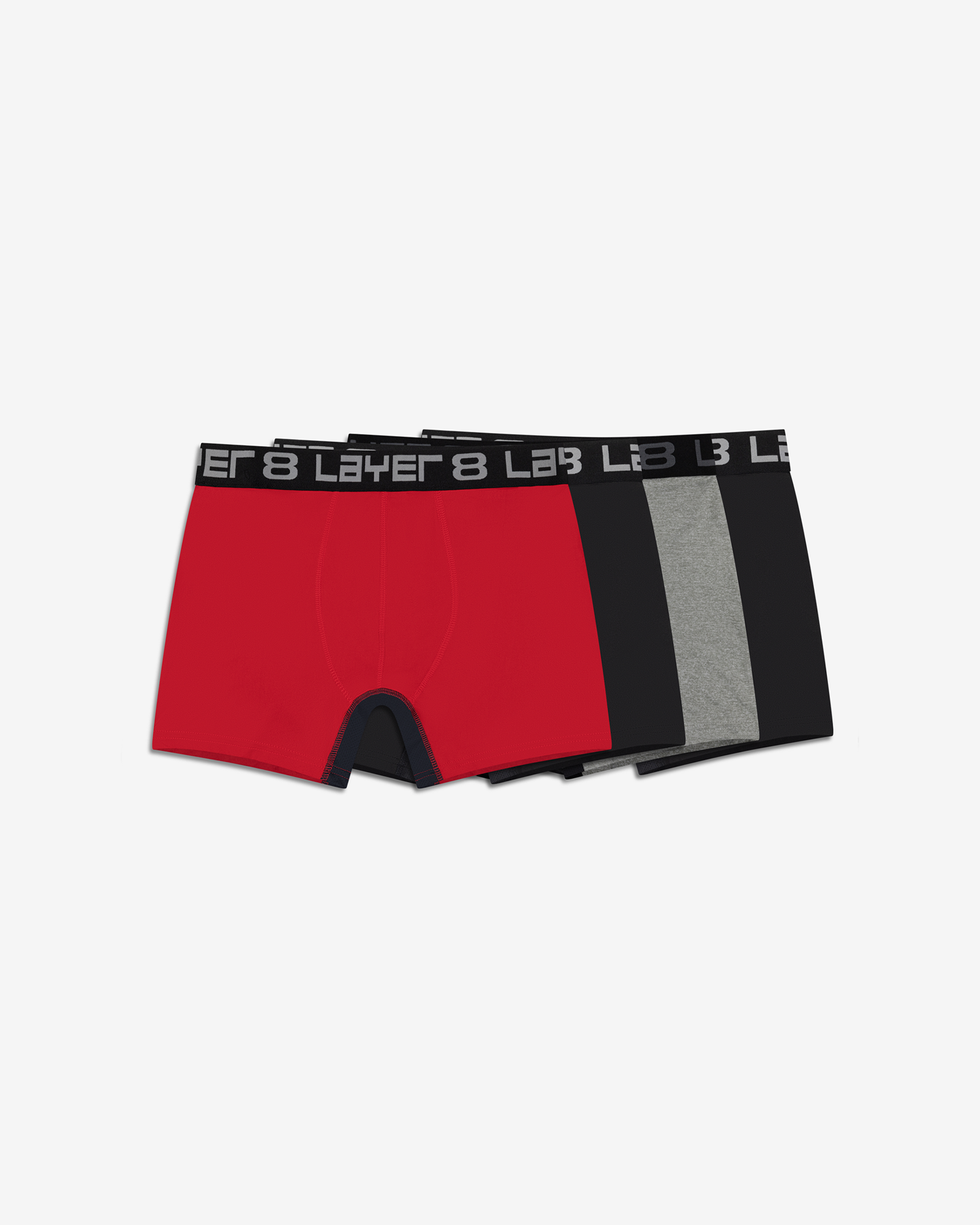Load image into Gallery viewer, Red / Black / Grey Heather / Black