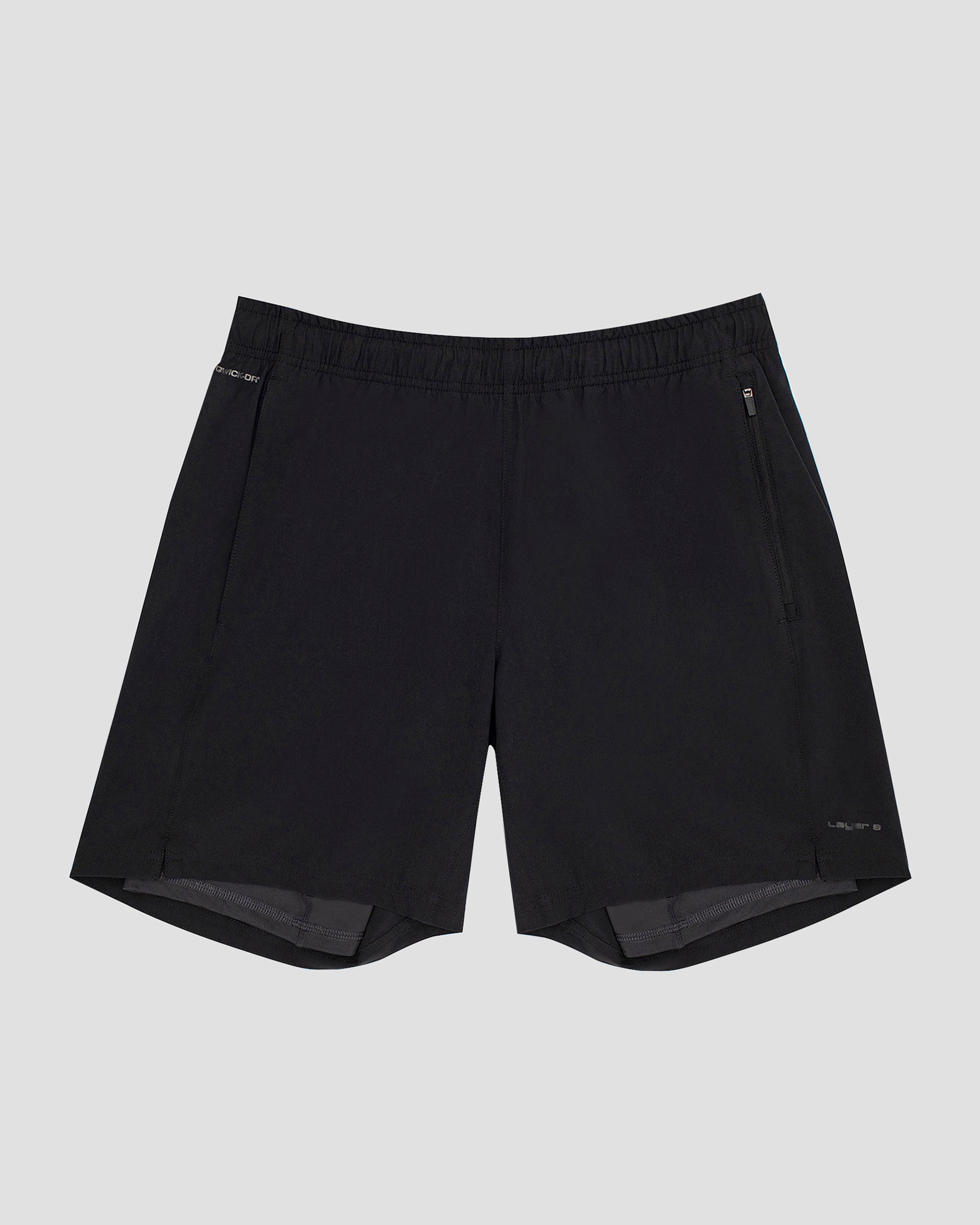 Men's Woven Stretch Alpha Base Running Shorts with Pockets – Layer 8
