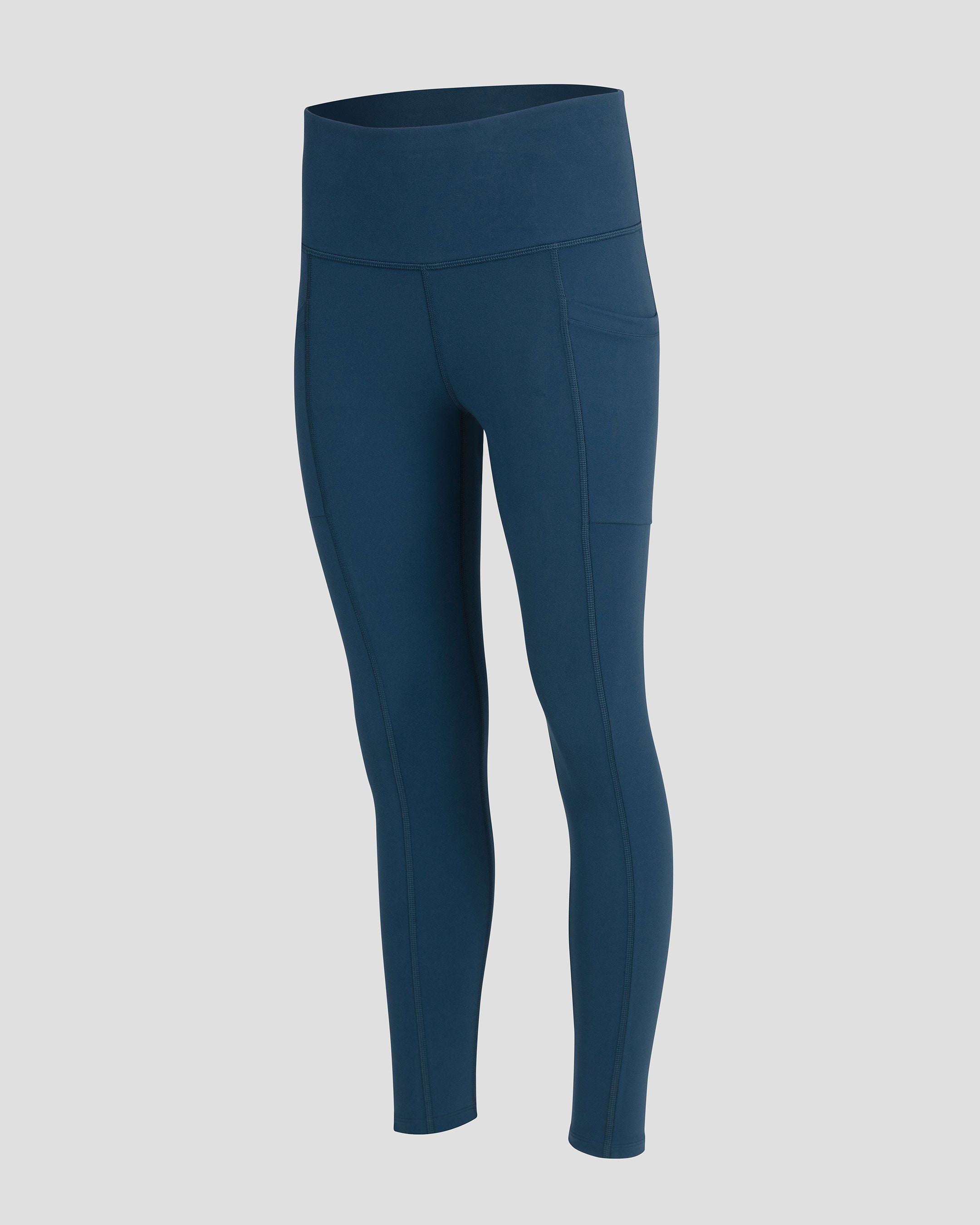 Layer 8 Women's Active 7/8 Leggings with Side Pockets 