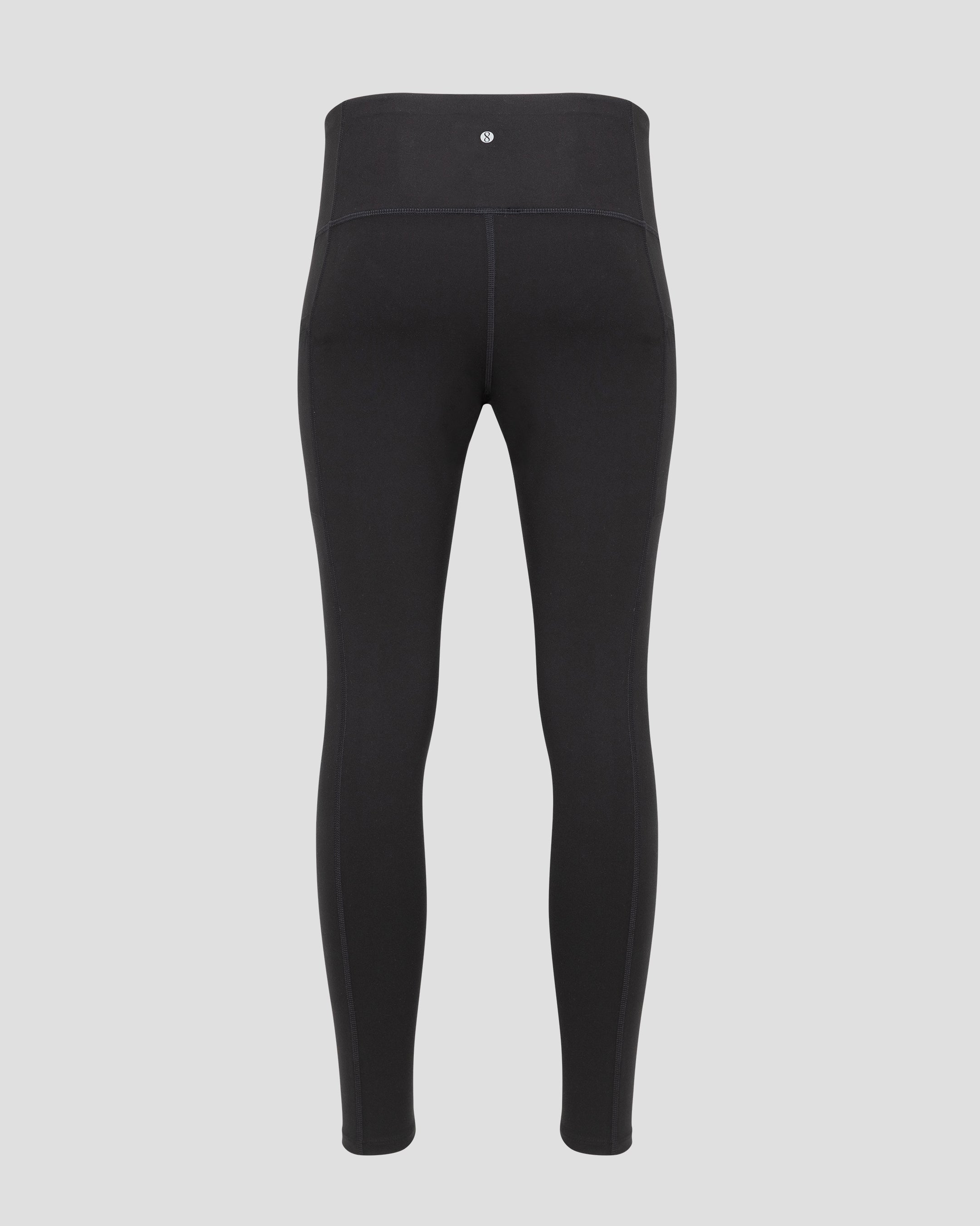LULULEMON Yoga Pants Leggings Workout Black Grey Rainbow Colorful Logo -  Women 8